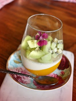 Citrus Creme and Almond Panna Cotta P TENINA