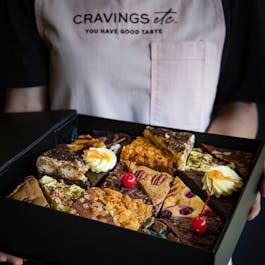 Cravings box being held